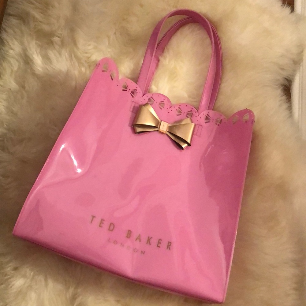 NWOT Ted Baker London pink tote bag!
